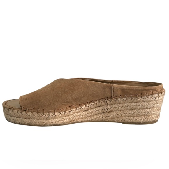 Franco Sarto PAIGE Slip On Platform Open Toe Sandal Espadrille  Sz 10 - Picture 3 of 11